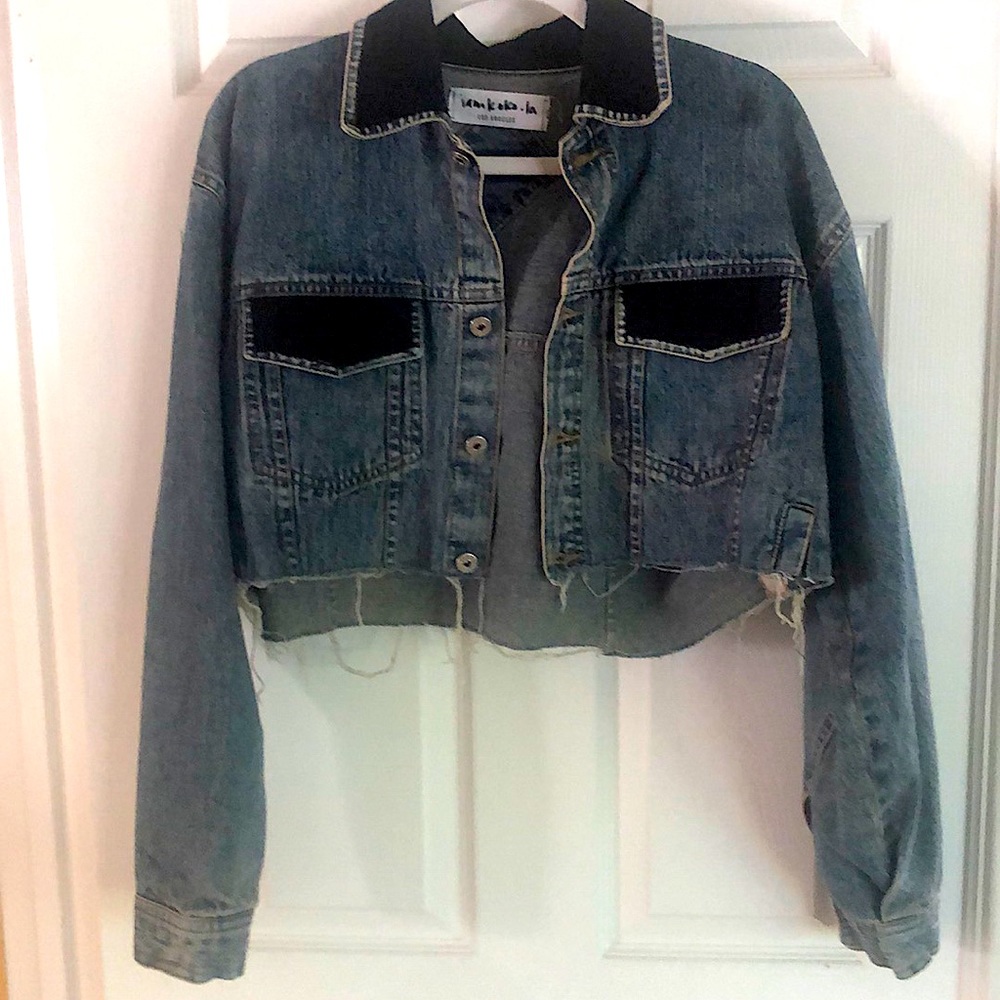 Cropped Jean Jacket!